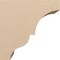 Ekena Millwork 10"W x 20"D x 20"H Classic Asheboro Rough Cedar Woodgrain TimberThane Corbel, Primed Tan CORUR10X20X20ASHRCPR - alternate 5